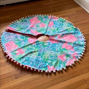 Lilly Pulitzer Christmas Tree skirt